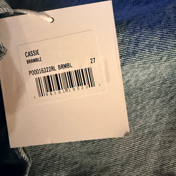 Pistola NWT Cassie Super High Rise Straight Jean Bramble - Picture 7 of 7